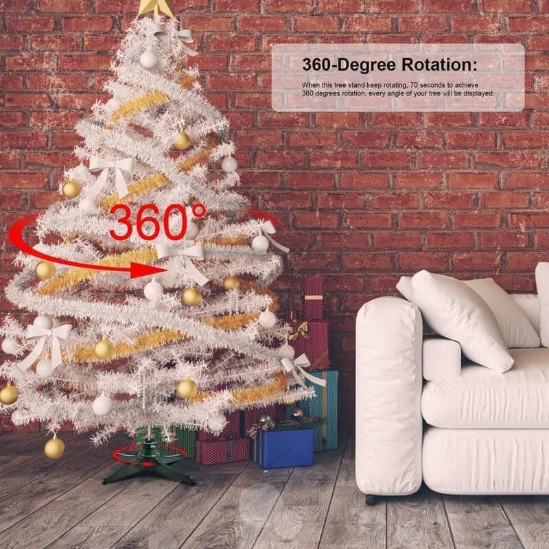 rotating artificial christmas tree
360 itoomax