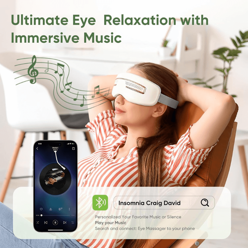 smart eye massager heat and cooling a music itoolmax