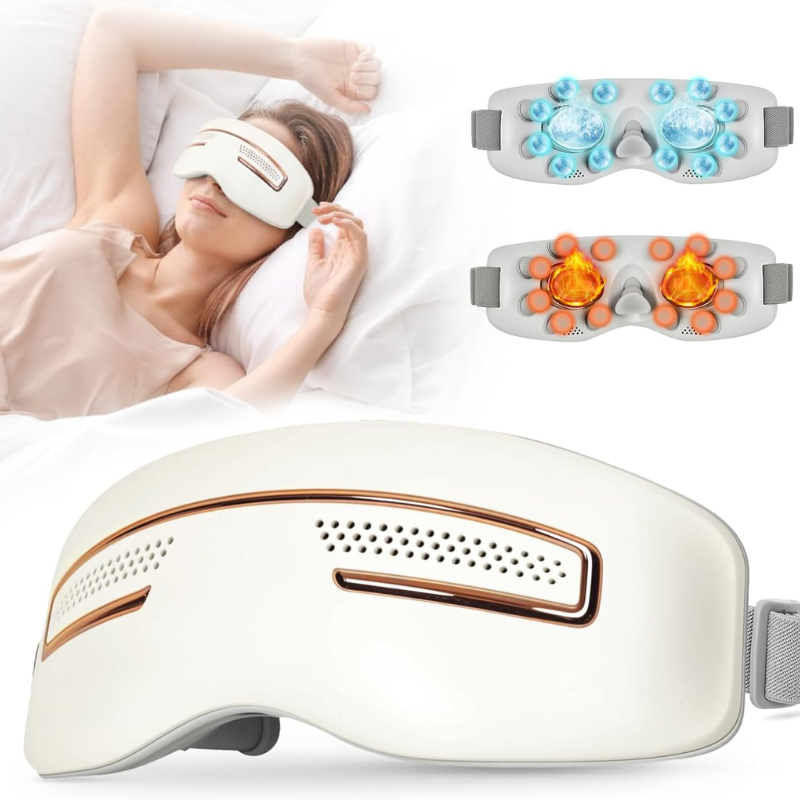 3D Smart Eye Massager with Heat & Cooling Relieve Stress/Tension