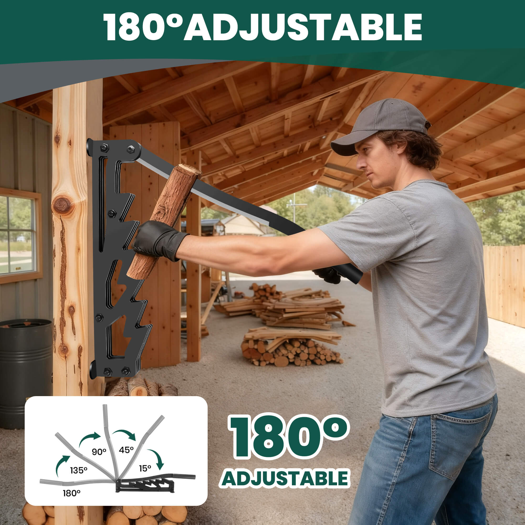 wood spillter 180 adjustable angle itoolmax