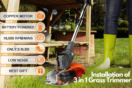 ITOOLMAX 3 IN 1 Grass Trimmer Instruction Manual