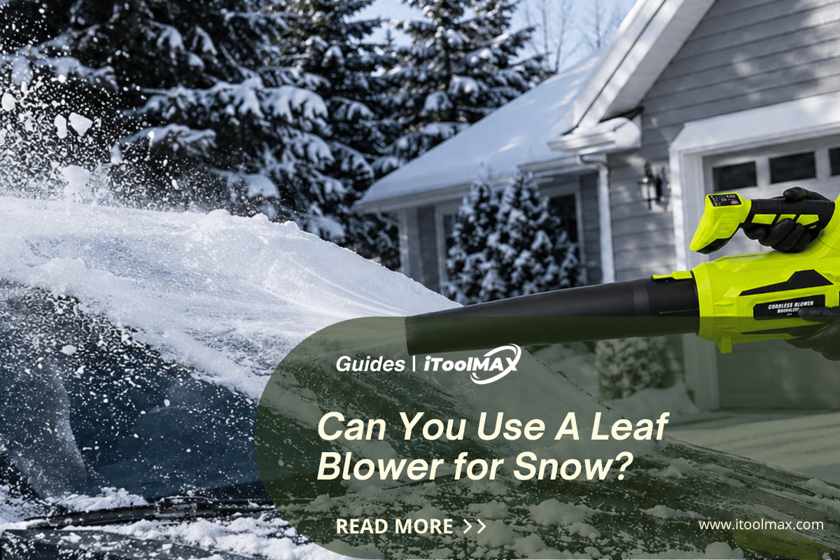 Can You Use A Leaf Blower for Snow?