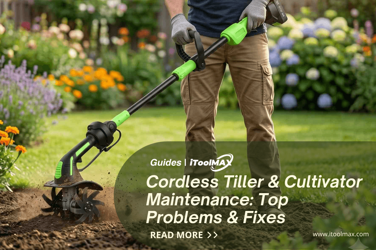 Cordless Tiller & Cultivator Maintenance: Top 9 Problems & Fixes