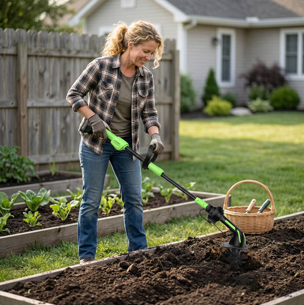 Cordless Electric Garden Tillers & Cultivators