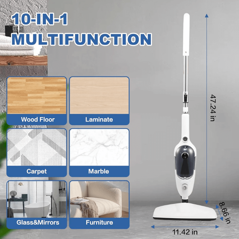 10 in 1 1300w steam mop handheld cleaner itoolmax