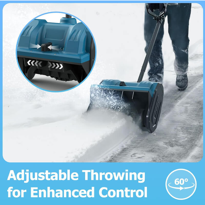 Use the directional plate to guide snow exactly where you want it, protecting landscaping and ensuring efficient snow removal. Enjoy neat results with no unexpected piles. And with a double safety switch to reduce the risk of accidental start-up and ensure reliable and safe operation.