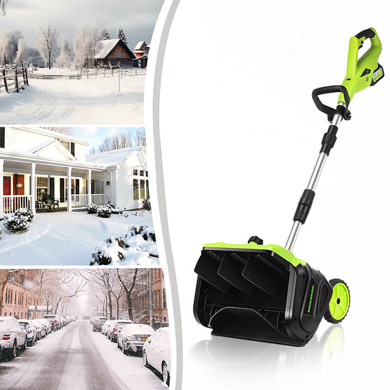 16inch electric snow shovels application itoolmax