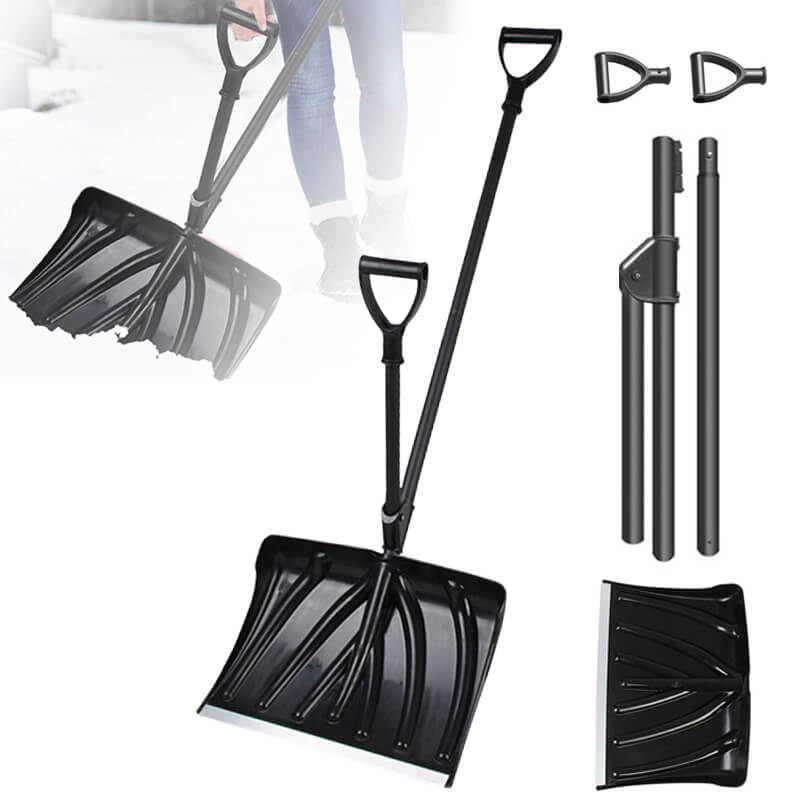 18 inches large snow shovel metal edge itoolmax