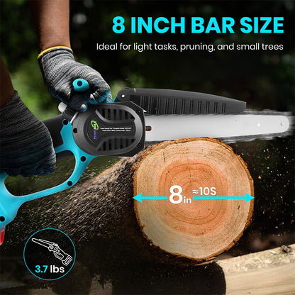 2 in 1 chainsaw with pole saw kit 8 inch bar size itoolmax