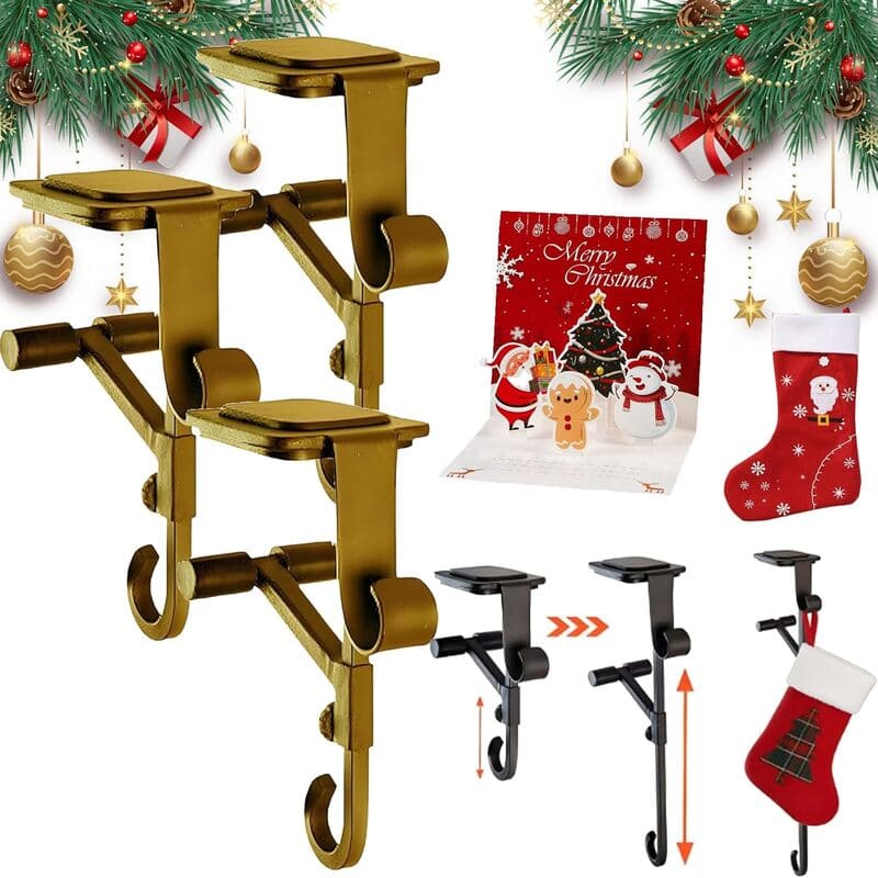 2In1AdjustableChristmasGarlandandStockingHangerfirst_itoolmax