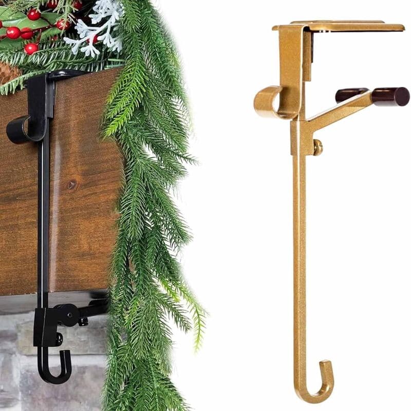 2In 1 Adjustable Christmas Garland and Stocking Hanger long_itoolmax