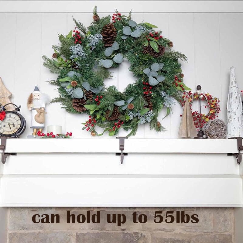 2 In 1 Adjustable Christmas Garland and Stocking Hanger 55lbs_itoolmax_1