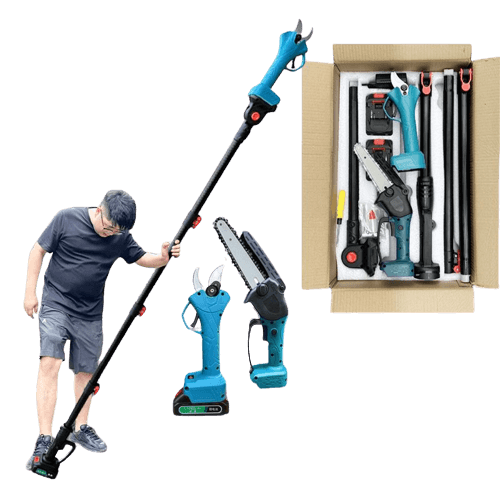 iToolMax 2 in 1 Cordless 8 inch Chainsaw with Pole Saw