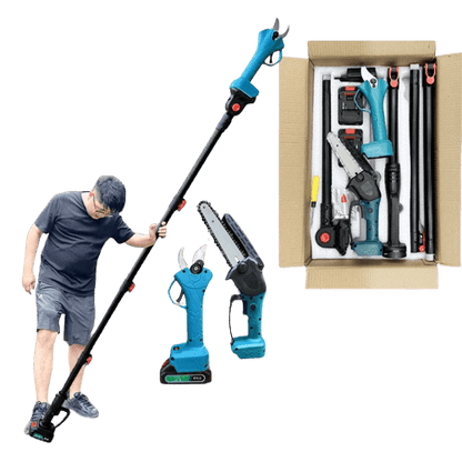 iToolMax 2 in 1 Cordless 8 inch Chainsaw with Pole Saw