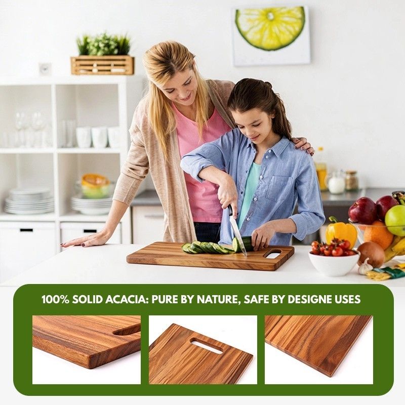 3 pcs wood cutting board set  maded by acacia