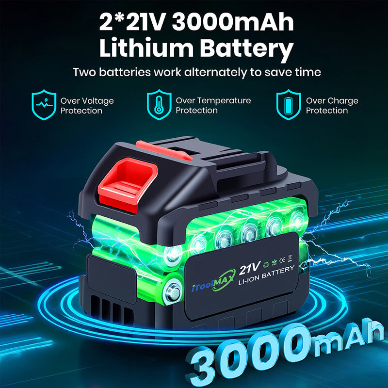 3000mah battery pole pruning shears itoolmax