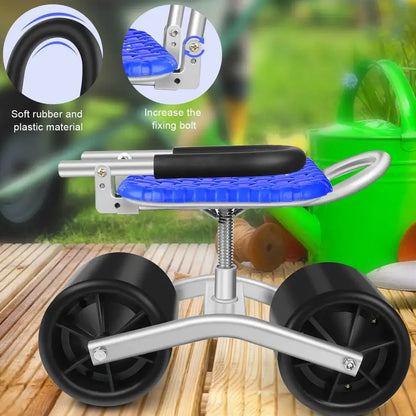 iToolmax 360 degree rotating gardening seat comfortable stable
