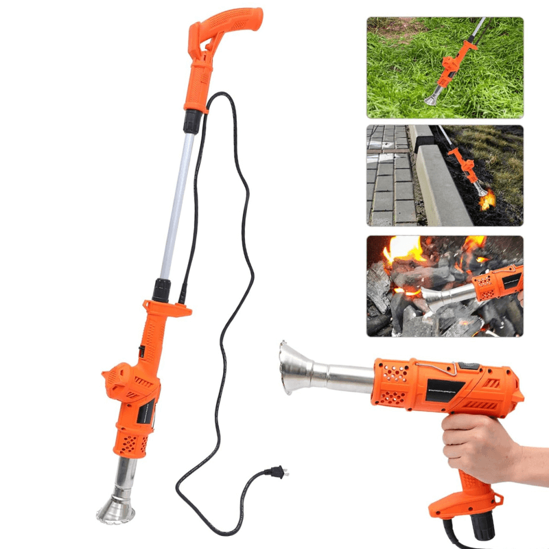Not just as a weed burner to use, and you can change the nozzle type as a barbecue lighter. The main body is rotated and separated, and it can be used as a heat gun. 