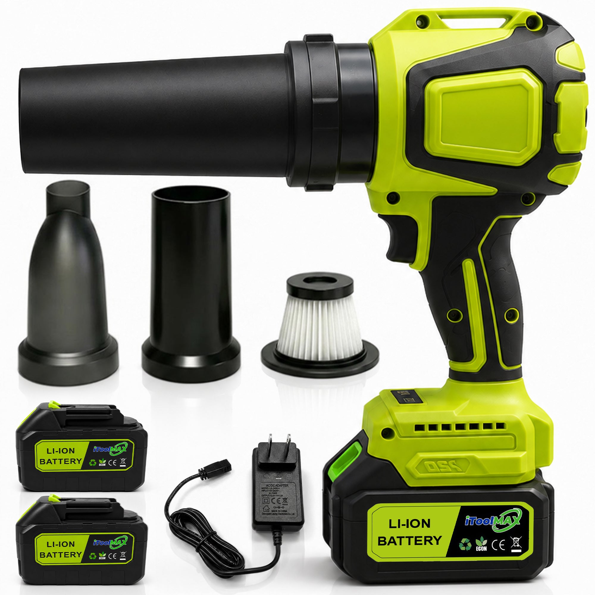 40000 rpm motor cordless leaf blower vacuum itoolmax