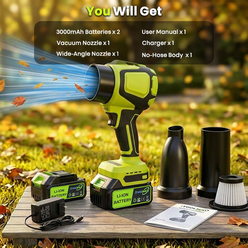 40000 rpm motor cordless leaf blower vacuum package itoolmax