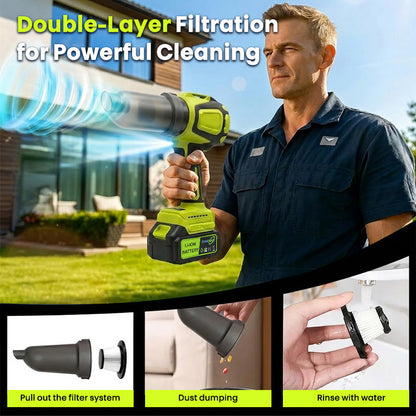 40000 rpm motor cordless leaf blower vacuum safe itoolmax