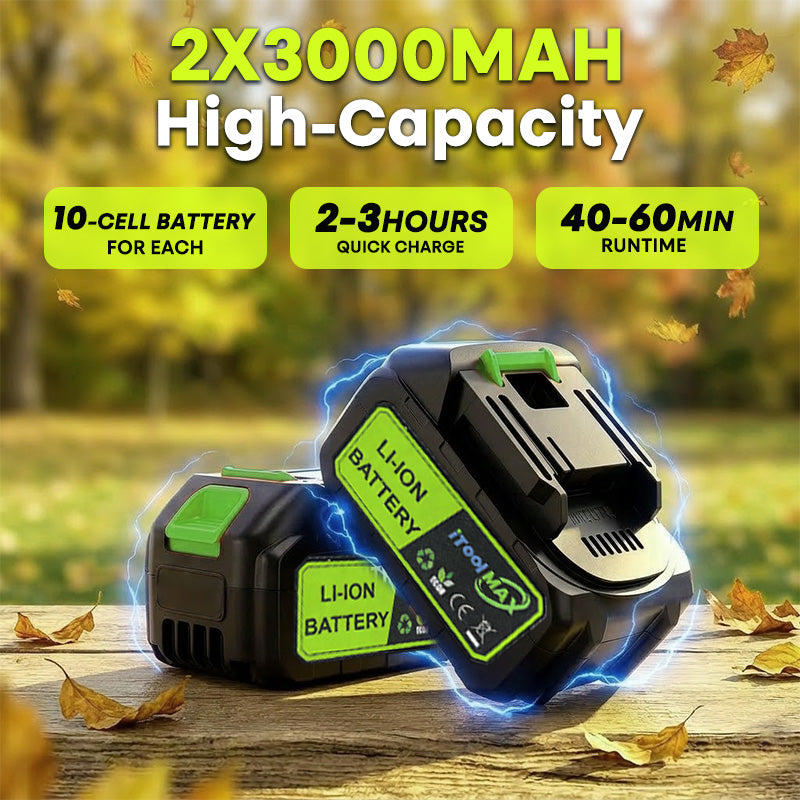 40000 rpm motor cordless leaf blower vacuum with 3000mAh itoolmax