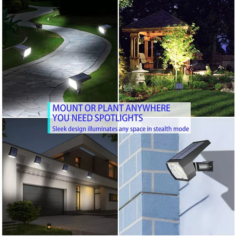 4Pack Solar Spot Lights