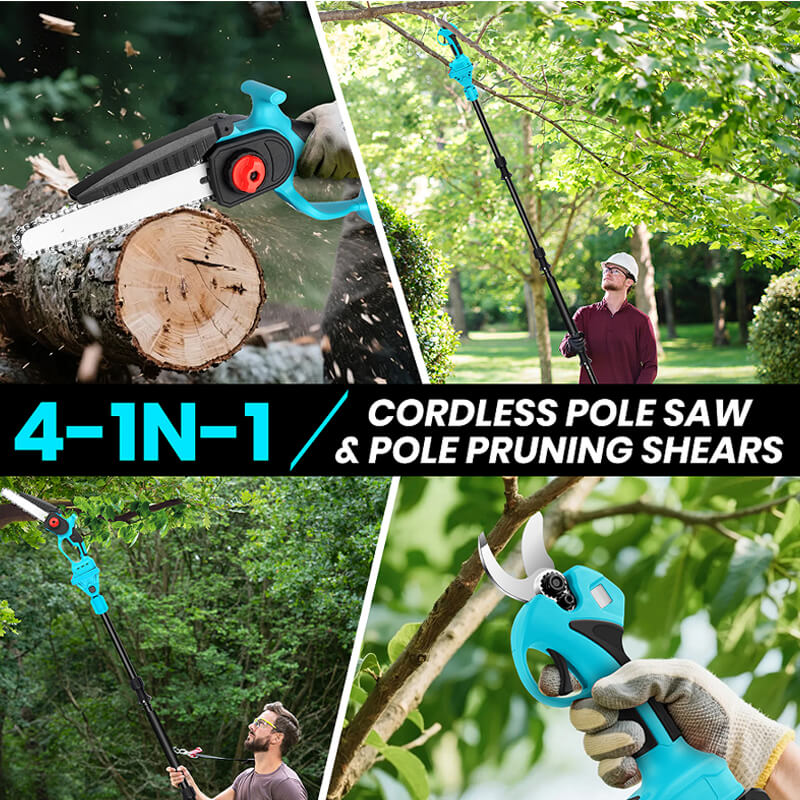 4 in 1 cordless pole pruning shears itoolmax