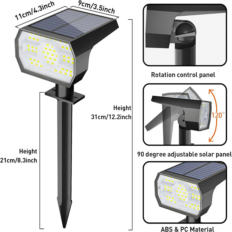 56 LEDs Solar Lights