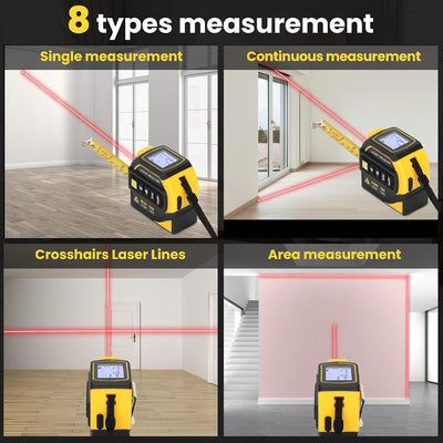 iToolMax 5 in 1 Digital Bluetooth Laser Tape Measure