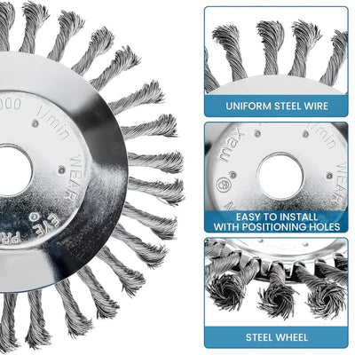6 inch universal metal trimmer head details