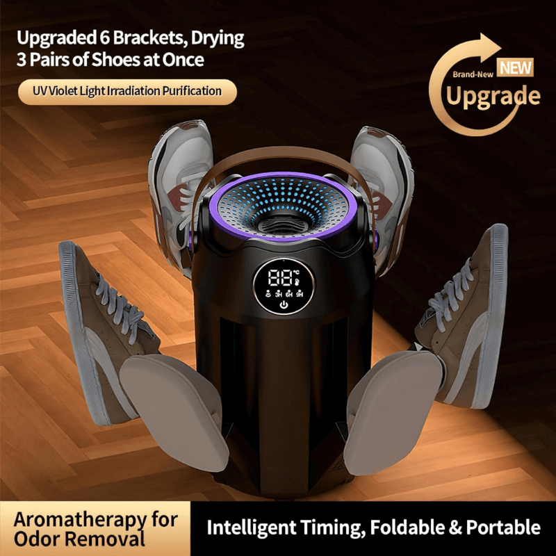 6-arm electric boot and shoe dryer itoolmax