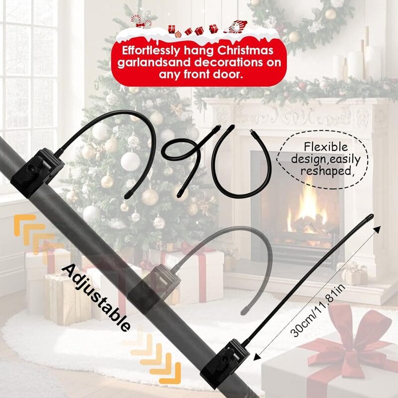 Adjustable Christmas Garland Hanger for Front Door adjustable_itoolmax