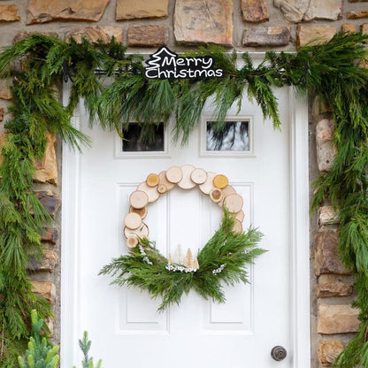 Adjustable Christmas Garland Hanger for Front Door merry_itoolmax