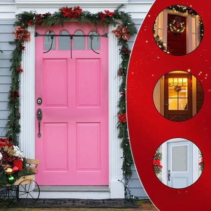 Adjustable Christmas Garland_Hanger for Front Door most doors_itoolmax