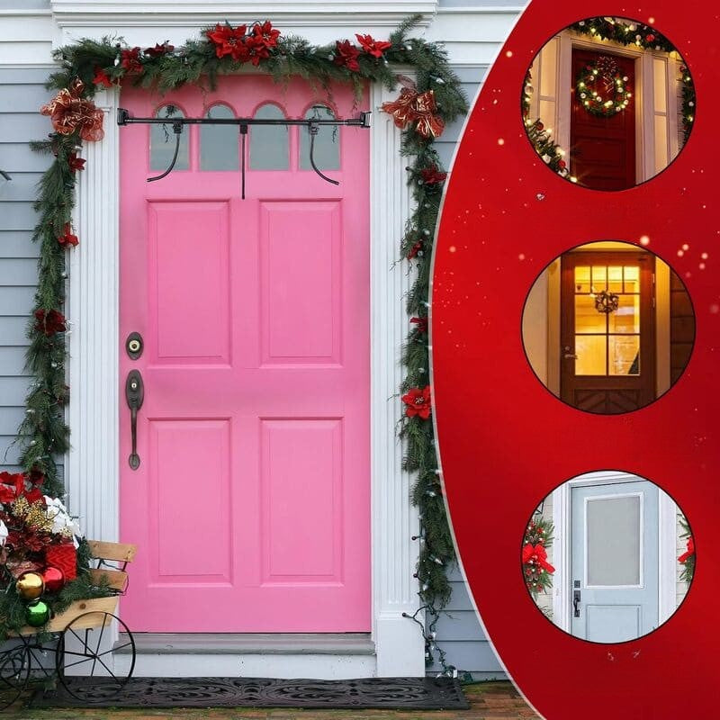 Adjustable Christmas Garland_Hanger for Front Door most doors_itoolmax