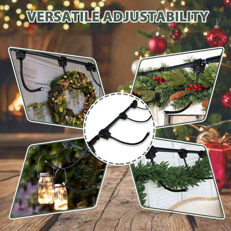Adjustable Christmas Garland Hanger for Front Door versatile_itoolmax