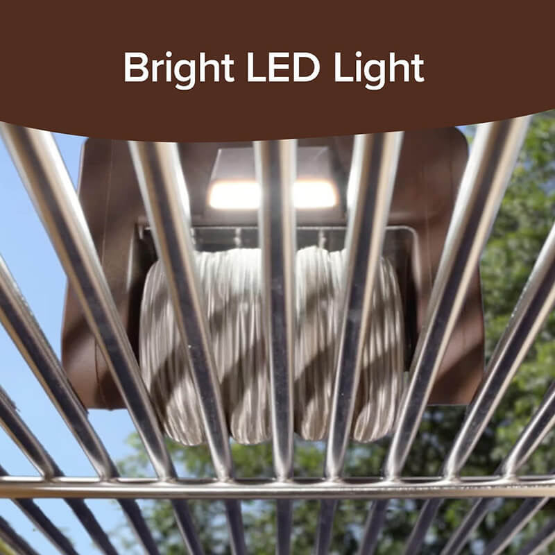 Built-in LED Light Roller