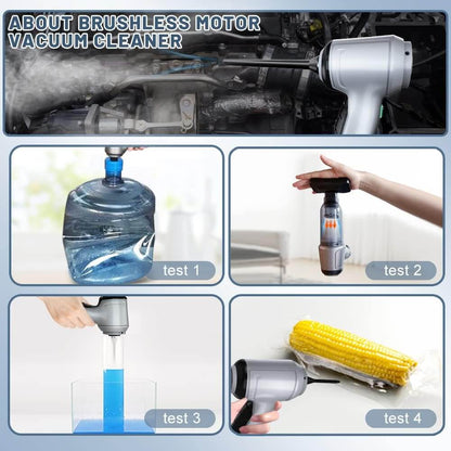 3 in 1 Brushless & Cordless Car Vacuum Cleaner