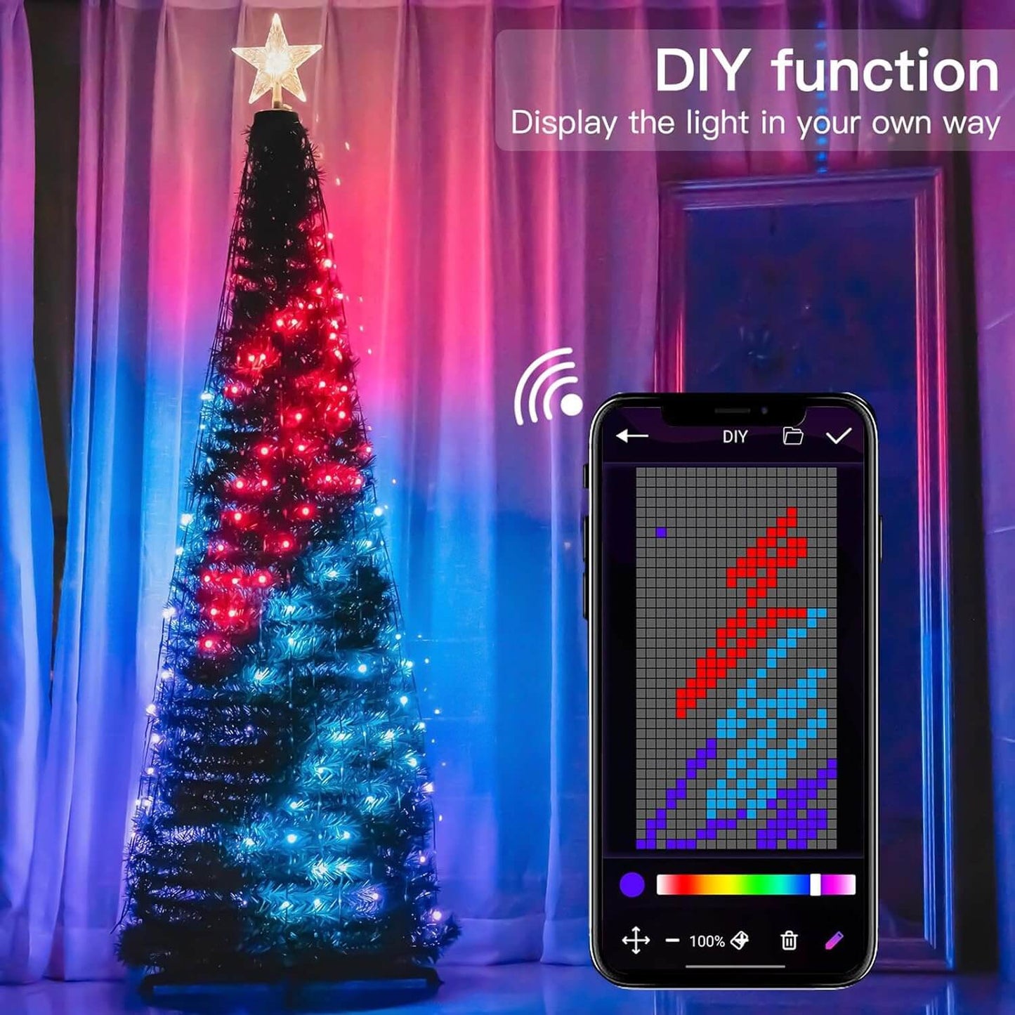 iToolMax DIY Custom APP Control Christmas Tree Lights – itoolmax