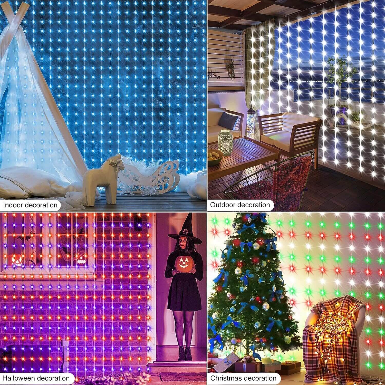 iToolMax DIY Smart LED Curtain Sync Lights