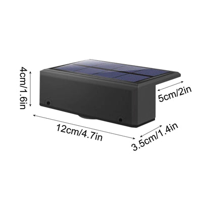 Doppelte LED Solar-Wandlampe