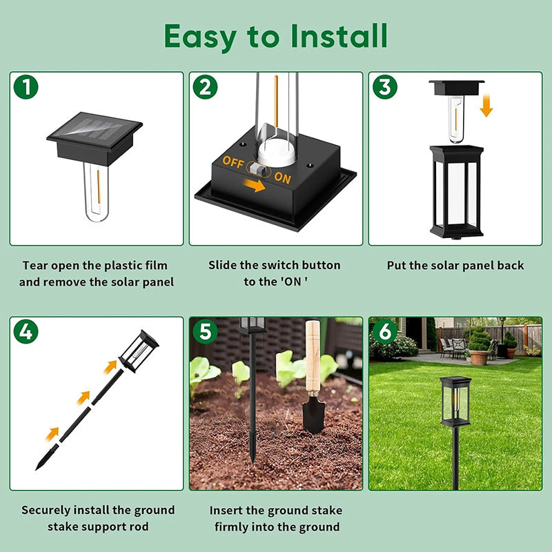 Easy Installation Solar Pathway Lights