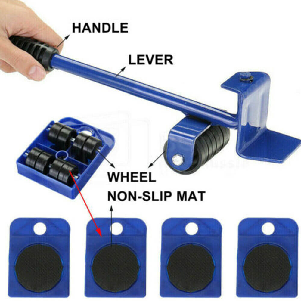 Moving Furniture Wheel Sliders Object Lifting Tool - Shiftbord™️ –  Easyclickmart