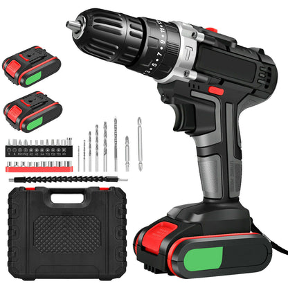 Electric Impact Drill with 2 batteries