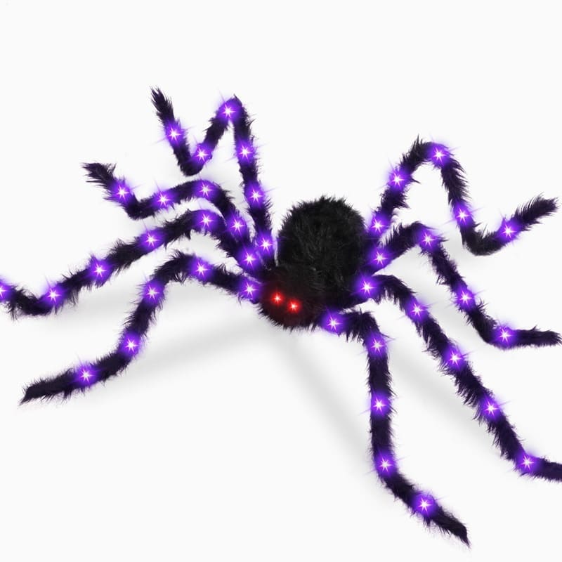 Halloween Spider Web Light Set purple spider itoolmax