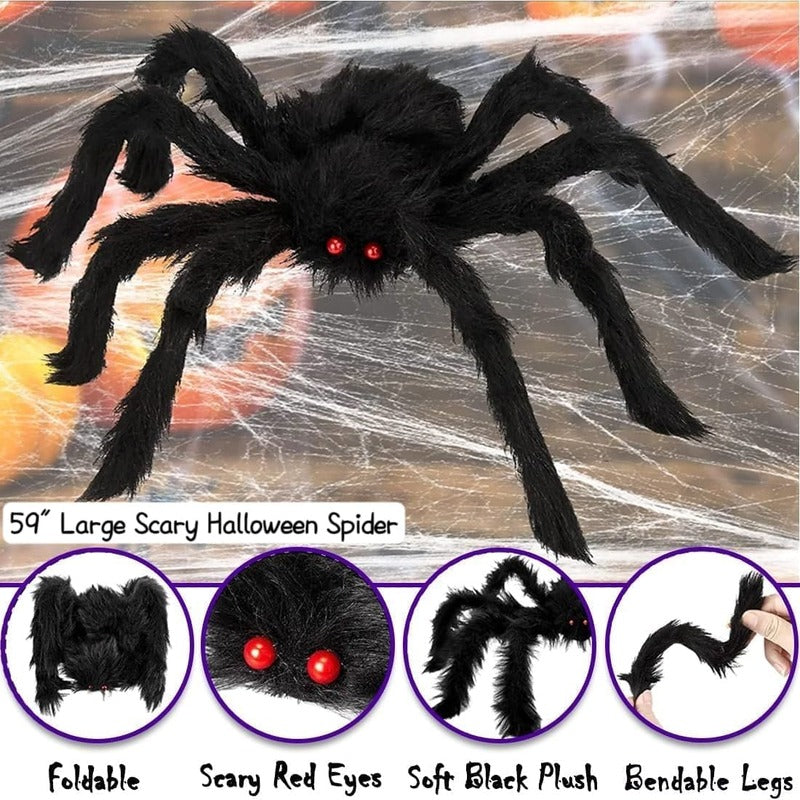Halloween Spider WebLight Set bendable spiders_itoolmax