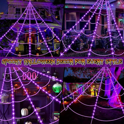 Halloween Spider WebLight Set scenes itoolmax