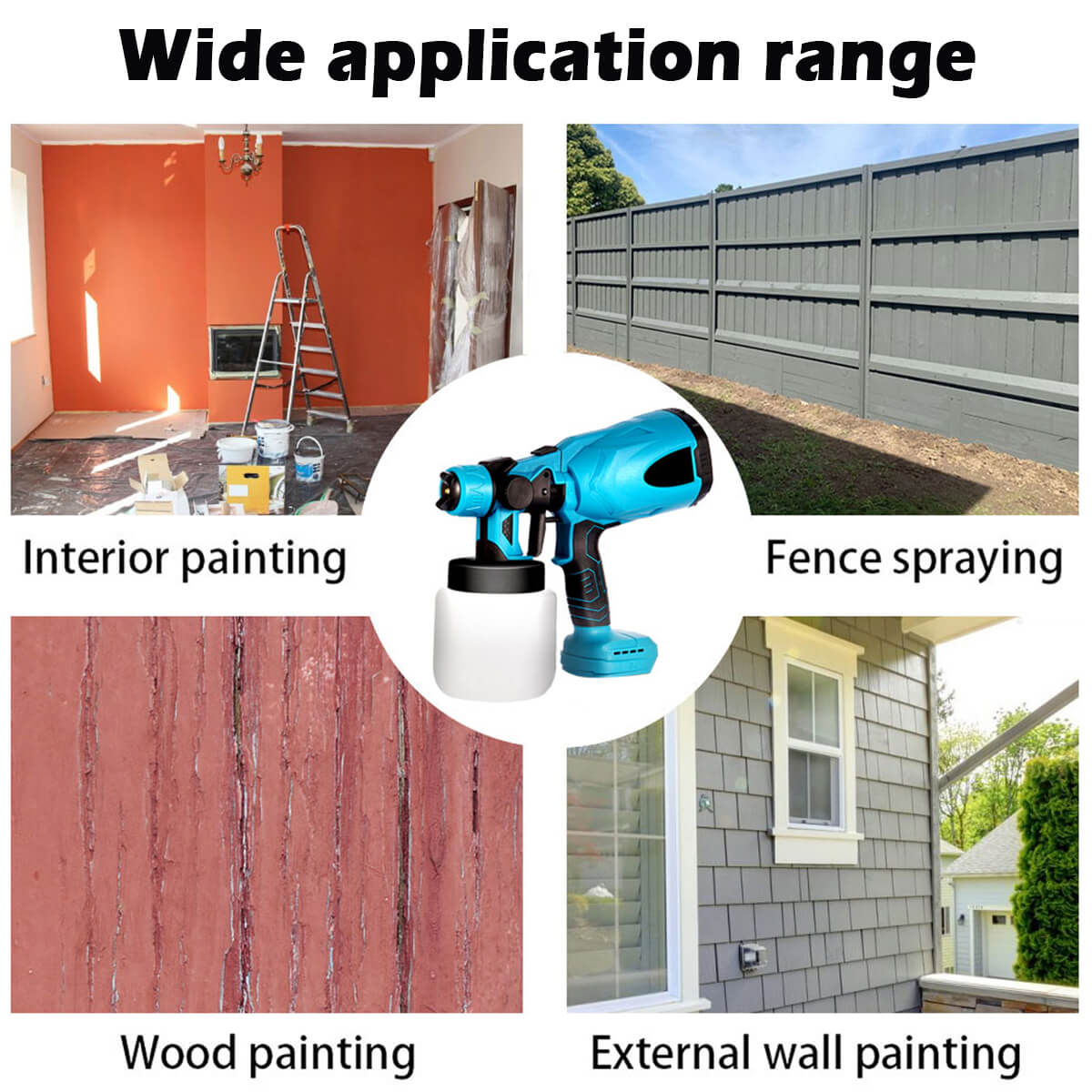 iToolMax Paint Sprayer Pro is not only the #1 painting tool on the market, but it can also be used for a variety of other purposes. You can fill it with fertilizer to spray your plants and garden, or fill it with disinfectant and clean your home and so on.