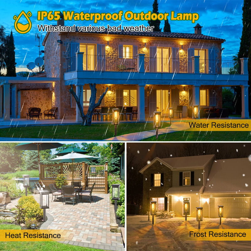 IP65 Waterproof Solar Pathway Lights for All Season